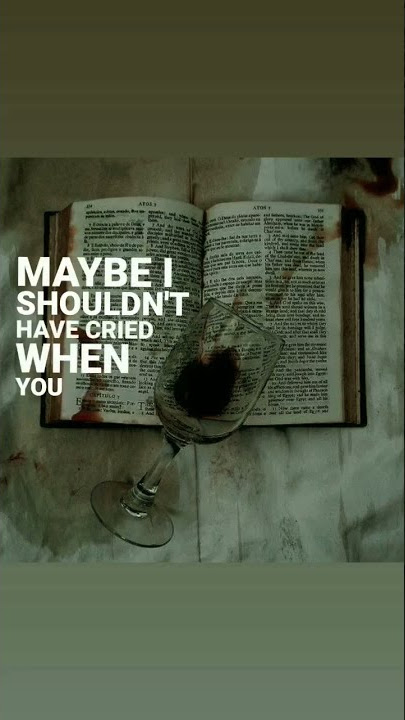 Don't watch me cry #alex