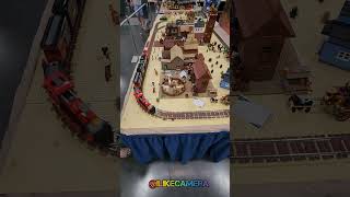 LEGO Train Riding, Small Track // 2023 LEGO Fan Expo Bricks Cascade