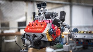 We meet eric harrell, who brought his collection of functional
3d-printed car engines and transmissions to this year's maker faire!
shows us 1/3rd s...
