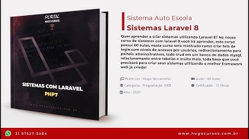 Sistemas Laravel 8 - Aula 07 - Função para o Login