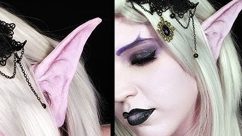 Foam Latex Seaming and Patching | Ear Prosthetic