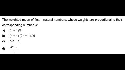 Arithmetic Mean - Statistics - #cafoundation - Quantitative Aptitude - MCQ 15