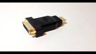 Calrad 35-711A HDMI Female to DVI Male Adapter ctad-hdmi-dvi-2 Adapter DVI-D Female to HDMI Male www.cable-tech.ca