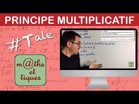 Appliquer le principe multiplicatif pour dénombrer - Terminale