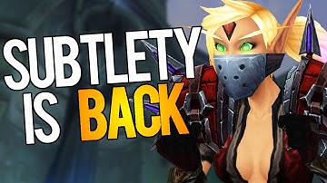 Subtlety Burst is BACK! 7.2.5 - Subtlety Rogue PvP WoW Legion PTR