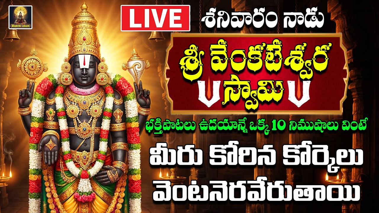 Lord Venkateswara Songs LIVE | Sri Venkateswara Bhakthi Patalu | Saturday Special Devotional