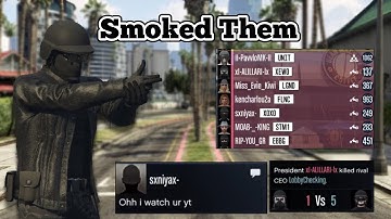 I Joined This Lobby Full Of Tryhards And Made Them Rage Quit-Gta Online