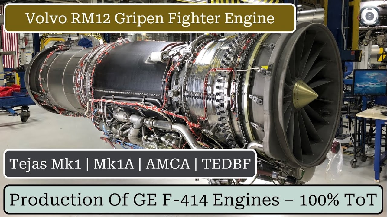 Production Of GE F-414 Engines – 100% ToT | Volvo RM12 Gripen Engine - YouTube