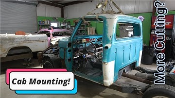 Mounting F100 Cab To Grand Marquis Full Frame Swap Part 1!  All The Trim Work!