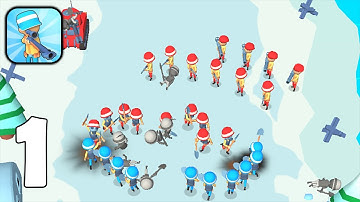 Punchy Race: Run & Fight Game - Draw army- Gameplay Walkthrough Part 1(iOS, Android)