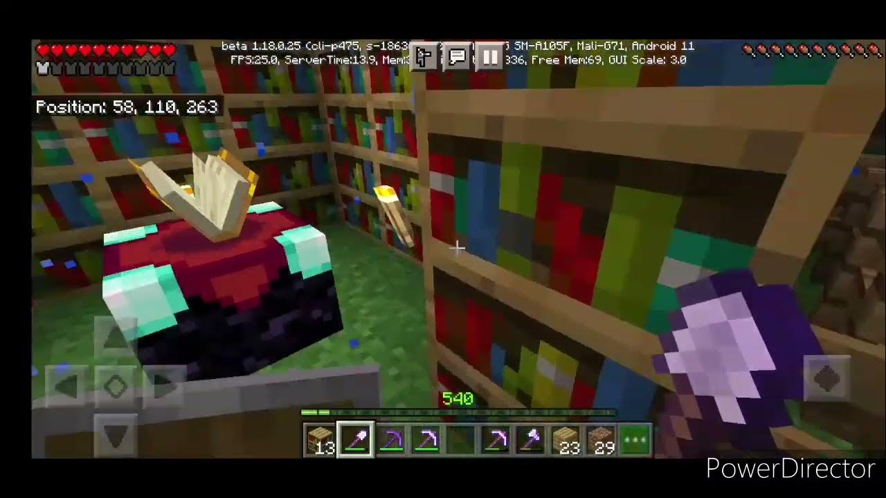 How to make a full enchanting setup with enchanted table and bookshelf easily. YouTube