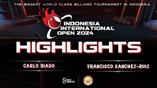 HIGHLIGHTS | CARLO BIADO VS FRANCISCO SANCHEZ-RUIZ | INDONESIA INTERNATIONAL OPEN 2024