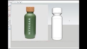 SketchUp การสร้างรูปทรง โดยการใช้เครื่องมือ Follow me