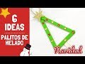 🎄 Manualidades navideñas con palitos de helado muy fáciles (6 ideas)