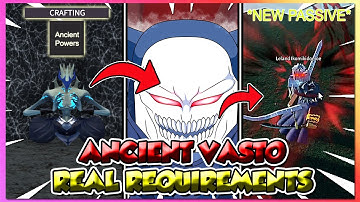 Type Soul How To Get Ancient Vasto (Real Craft Requirements) Fast + Full Guide!