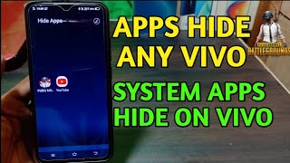 How to hide apps in any vivo mobile | vivo apps hide screenshot 5