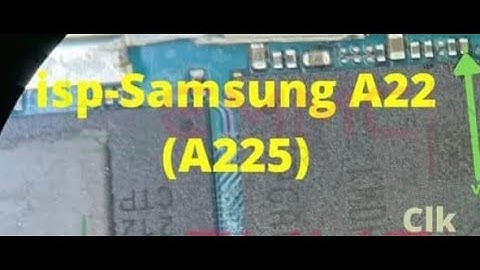 Samsung Galaxy A22 A225F ISP Pinout Repair Guide #gsmsanjoy