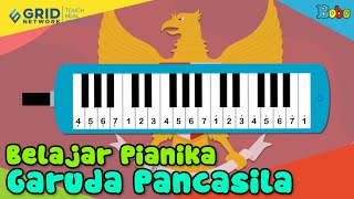 Lagu Anak Indonesia - Garuda Pancasila - Belajar Pianika