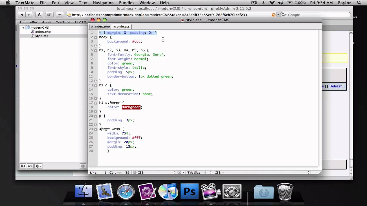 How to create a CMS with PHP - YouTube