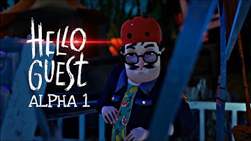 Hello Guest Alpha 1 - Full Game Walkthrough (No Commentary) - All Cutscene & Ending (PC)