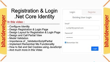 MVC Login and Registration with Identity - Identity Customization - .NET Core 6 #biharideveloper