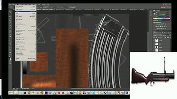 Wizard style Modeling Making Low Poly Models for Game Engine, in 3ds max, photoshop etc AK47 - 2 / 2