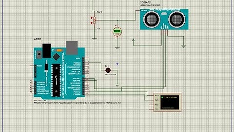 The Ultrasonic sensor interfacing using Arduino