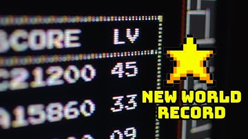 First Ever Level 45 in NES Tetris