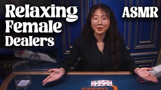 Unintentional ASMR | ♧ Relaxing Female Blackjack Dealers ( Soft spoken ) ♧ screenshot 5