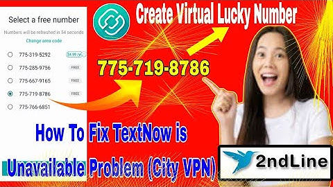 How To Create 2nd Line - TextNow Login Account Without any problem & Get Free Virtual USA WhatsApp