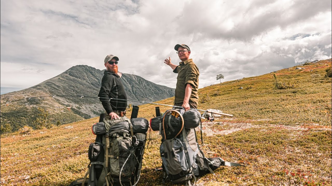 Ørretfiske ved foten av Gaustatoppen
