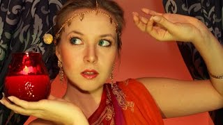 АСМР Индийский SPA-салон: массаж лица и головы с маслами/Ролевая игра/ASMR