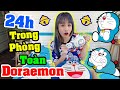 Thử Thách 24h Trong Phòng Toàn Doraemon - Vê Vê Channel