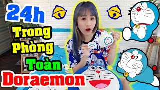 Thử Thách 24h Trong Phòng Toàn Doraemon - Vê Vê Channel