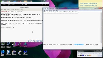 Change MariaDB Root Password From The Terminal