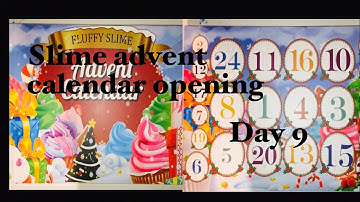 Fluffy slime advent calendar-day 9