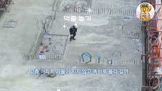 어떻게 고층 아파트가 똑 바로 올라 갈까 | 먹줄 놓기 이해