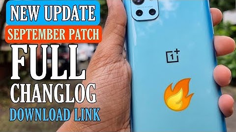 Latest Oneplus 9R update brings September patches and fix warp changing bug | All changlog