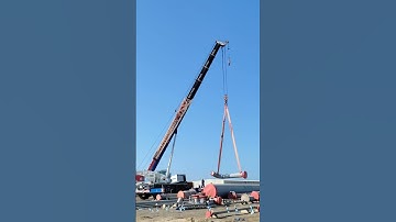 Loading and Unloading Pipes in Laydown Yard #highlights #videoviral #loadingpipes #GRAMMYs