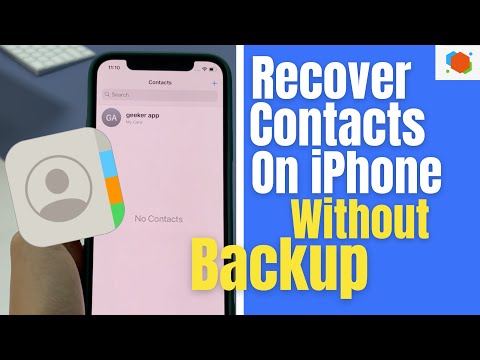 How to Recover Contacts on iPhone – No Backup | iPhone Contacts Missing & Disappeared