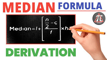 Deriving the "Median Formula" Class 10 | Step-by-step | Proof | Statistics