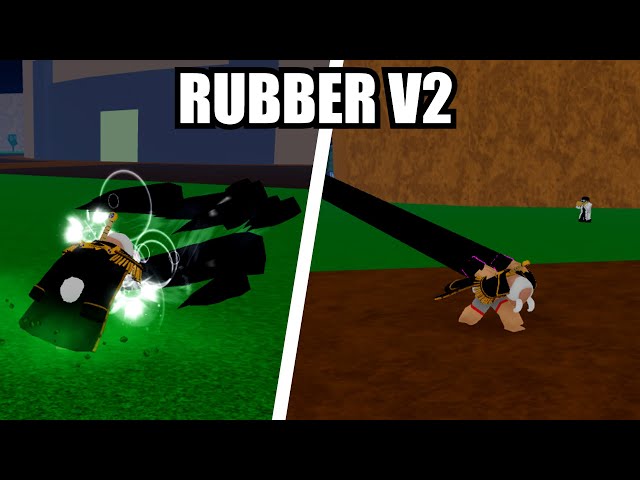 Blox Fruits Fights  Rubber vs Ice 