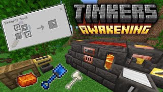 Tinkers' Awakening Minecraft PE (MCPE) Bedrock Edition Addon screenshot 1