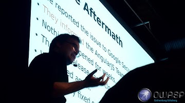 Mario Heiderich - An Abusive Relationship with AngularJS