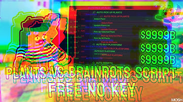 [New] Plants Vs Brainrots Script – New Update, Brainrot Spawner, Dupe, Auto Deliver & More (No Key)