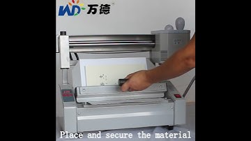 WD 30 Manual glue binding machine