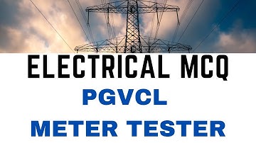 PGVCL METER TESTER 2019 SET 04 @TarunkumarModi