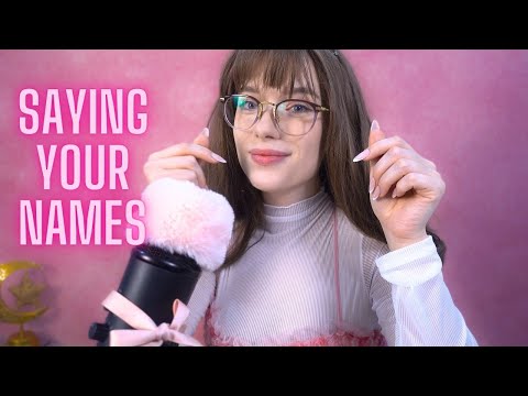 ASMR IF I SAY YOUR NAME YOU'RE ALLOWED TO SLEEP whispering your names