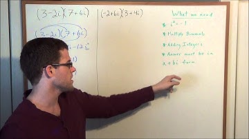 Multiplying Complex (Imaginary) Numbers - Algebra 2