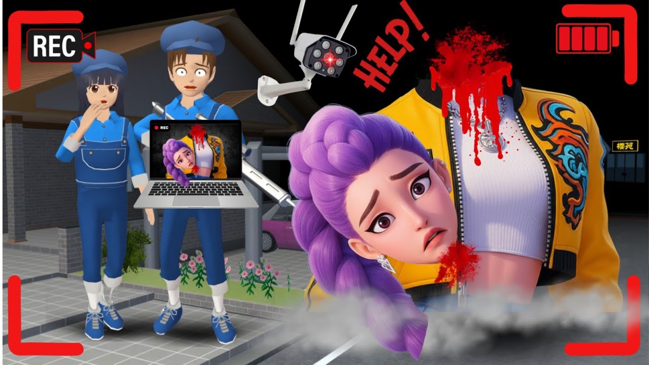 YUTA MIO PANIK CCTV Merekam KEPALA BUNTWNG KPOP DEMON HUNTER 🔥😱 | SAKURA SCHOOL SIMULATOR